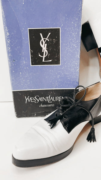 Vintage Yves Saint Laurent Oxfords 8.5