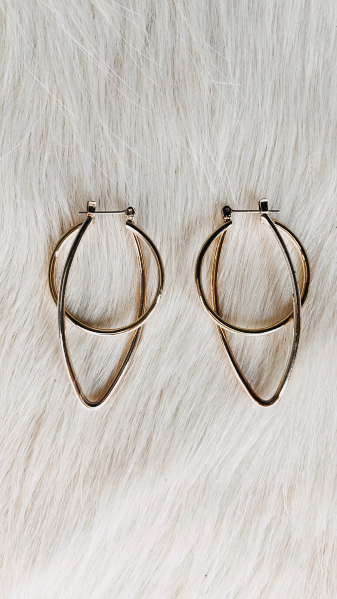 Geometric Gold Earrings