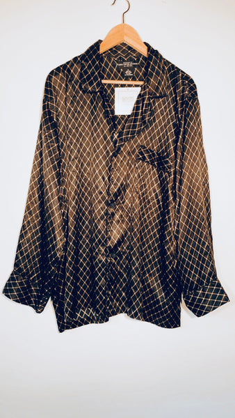 Vintage Silky Button up