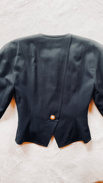 Vintage Escada Lion Head Blazer