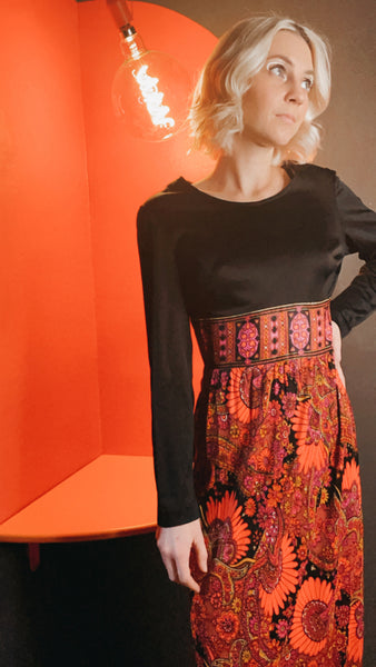 Vintage Trippy Maxi Dress