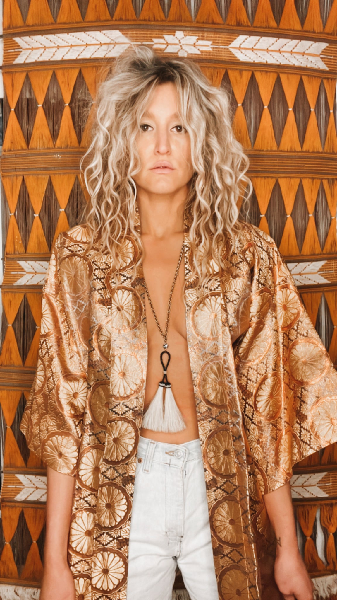 Golden Sun Vintage Kimono