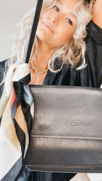Silk Geometric Square Scarf