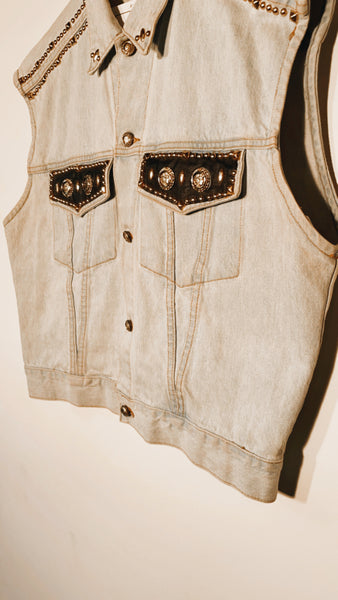 Vintage Cache Studded Vest