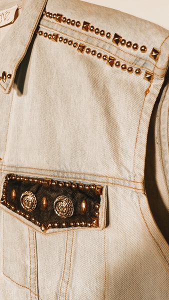 Vintage Cache Studded Vest