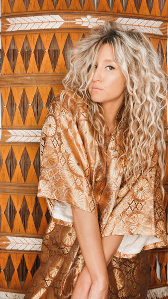 Golden Sun Vintage Kimono