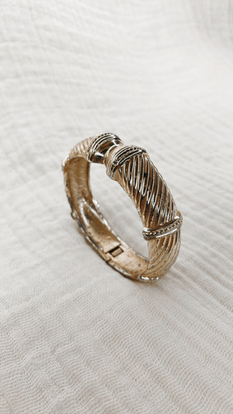Gold Bamboo Bangle