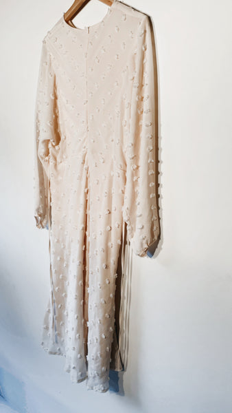 Pom Pom Cream Dress