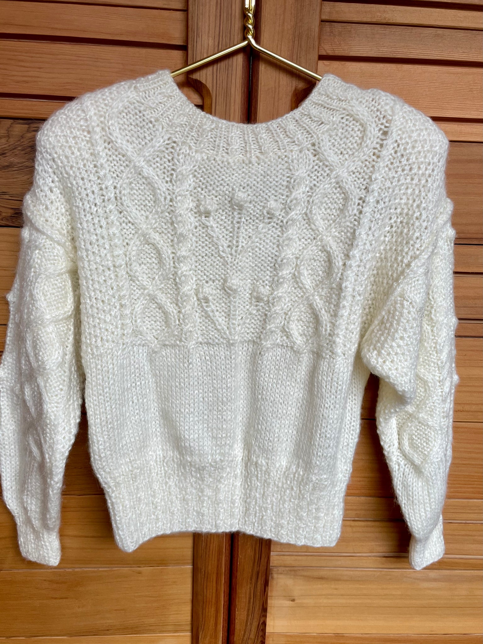 Liz Claiborne Hand Knit Pom Sweater