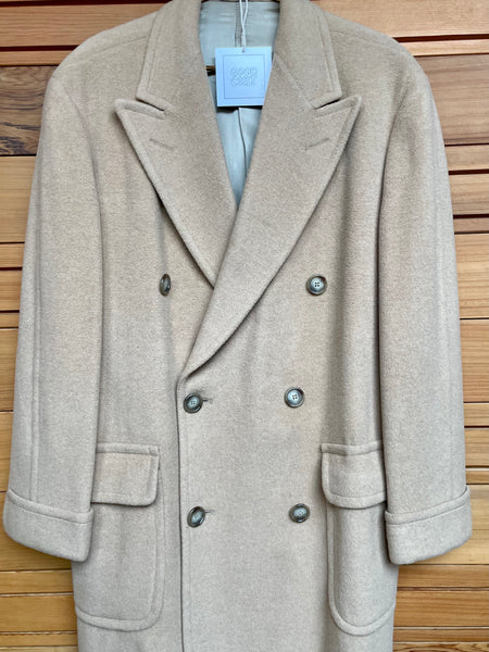 'Ralph Ralph Lauren' Camel Dress Coat