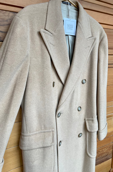 'Ralph Ralph Lauren' Camel Dress Coat