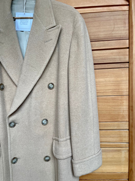 'Ralph Ralph Lauren' Camel Dress Coat