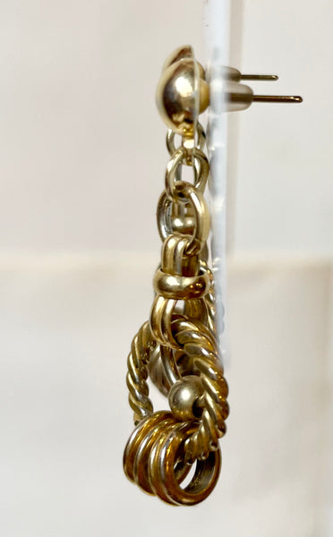 Vintage Gold Dangle Earrings