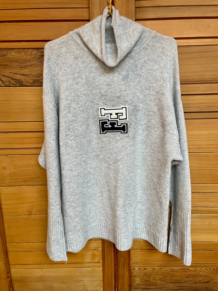 'FF' Oversized Turtleneck