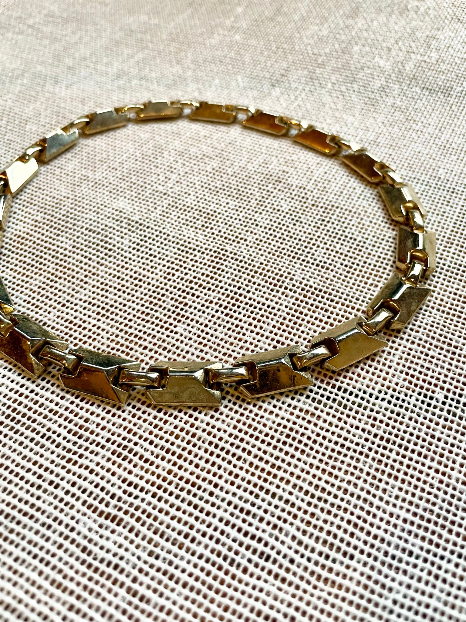 Vintage Gold Bar Choker