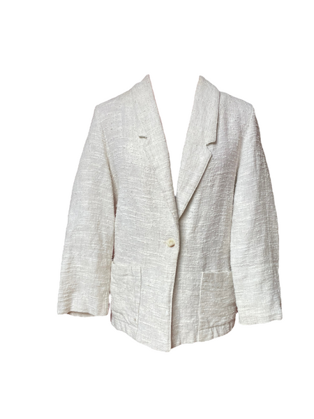 Textured Linen Blazer