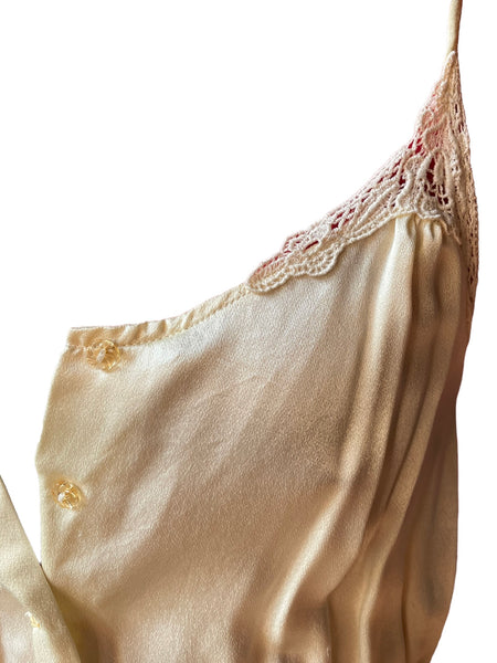 Silky Tan Slip Dress