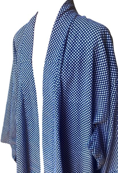 Checkered Cotton Kimono