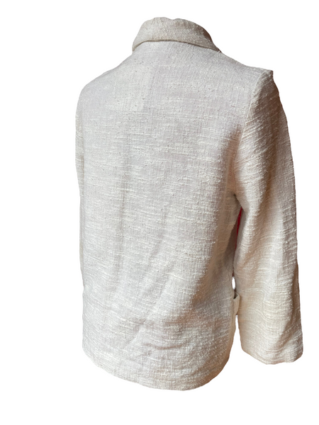 Textured Linen Blazer