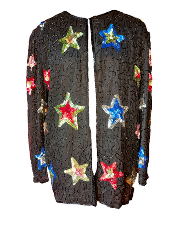 Vintage Beaded Star Jacket