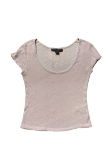 Ralph Lauren Pink Beaded Top
