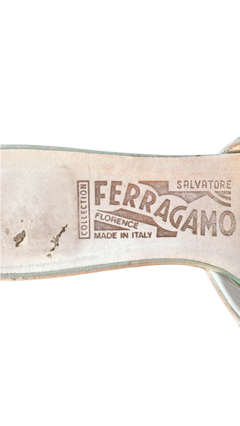 Salvatore Ferragamo Pony Flats 7.5