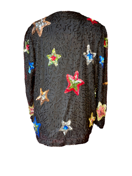Vintage Beaded Star Jacket