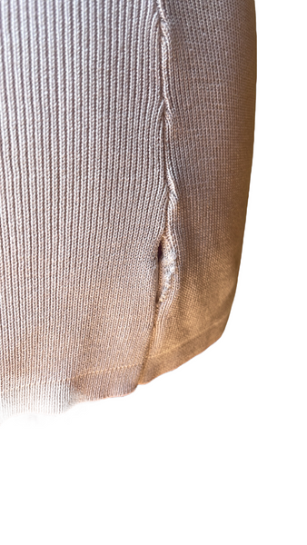 Nude Square Neck Knit Tank Top L