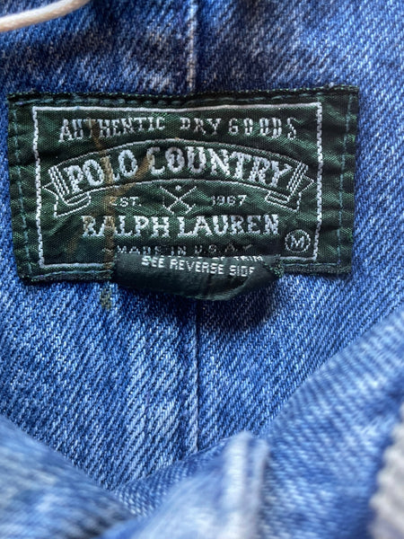 Polo Country Ralph Lauren Heavy Denim Chore Coat M
