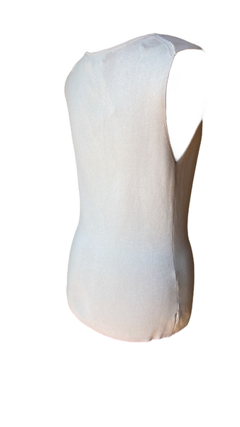Nude Square Neck Knit Tank Top L