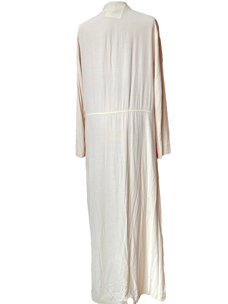 Breezy Peach Long Sleeve Dress