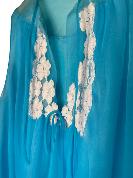 Vintage Blue Baby Doll Tank Top