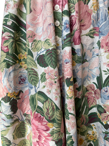 Floral Button up Dress