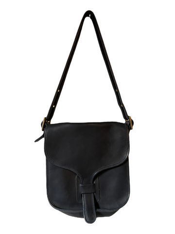 Vintage Coach Navy Courier Bag