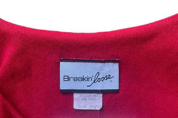 Breakin' Loose Red Button Up Short Sundress