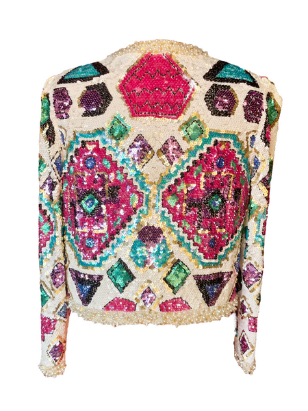 Vintage Sequin Bolero Jacket RARE