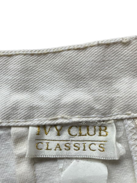 White Denim Skirt