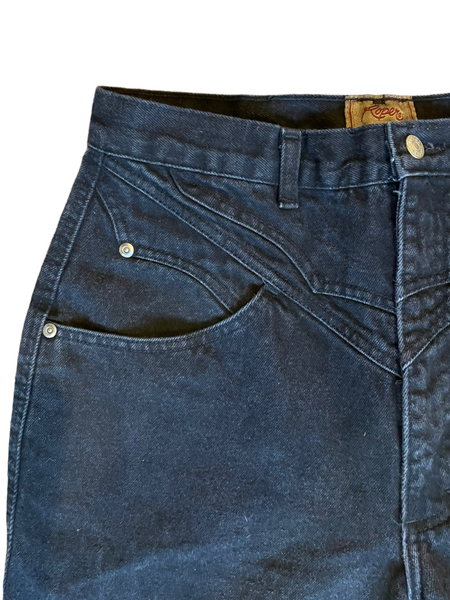 'Roper' Black Western Jeans 32