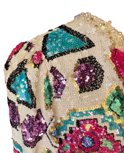 Vintage Sequin Bolero Jacket RARE