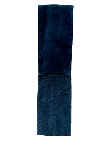 Vintage Black Suede Belt