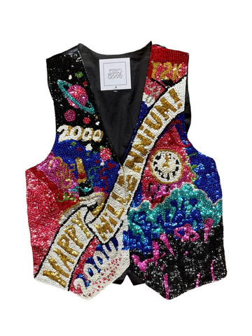 Y2K sequin vest