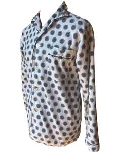 Navy & White Vintage JC Penney Pajama Top