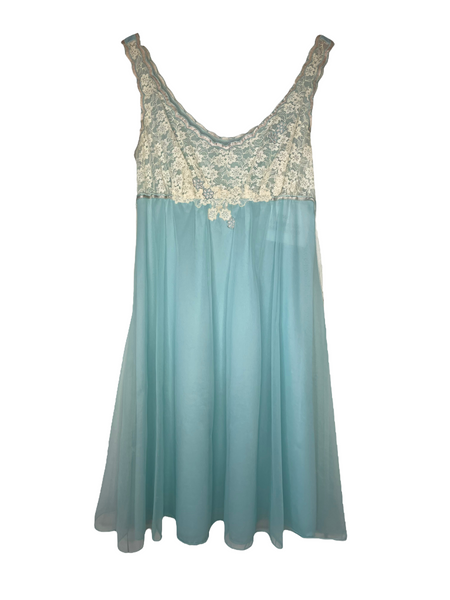 Vintage Warners Blue Baby Doll Dress