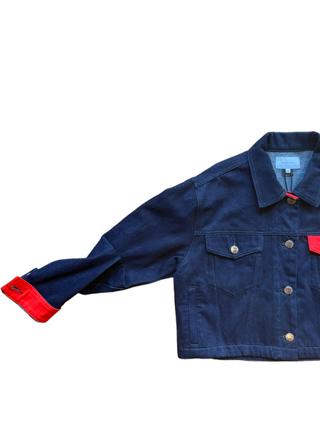 Current / Elliot Crop Denim Jacket