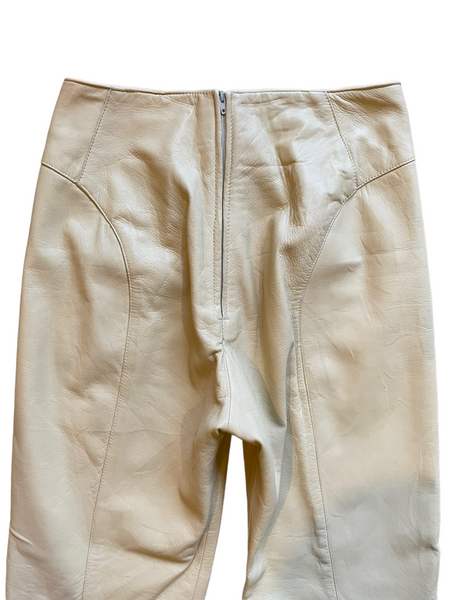 'Maverick' Butter Leather Pants 26
