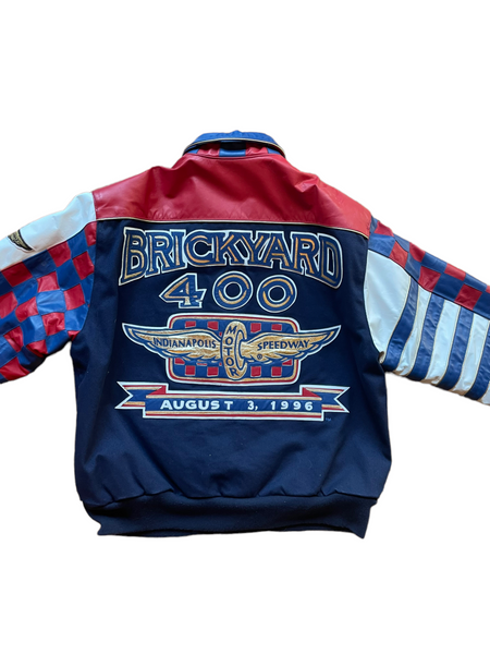 Brickyard Jeff Hamilton Leather Racing Jacket