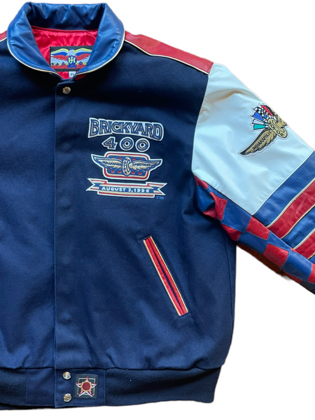 Brickyard Jeff Hamilton Leather Racing Jacket