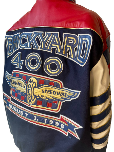Brickyard Jeff Hamilton Leather Racing Jacket