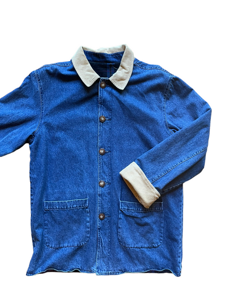 Reversible Denim / Corduroy Chore Coat