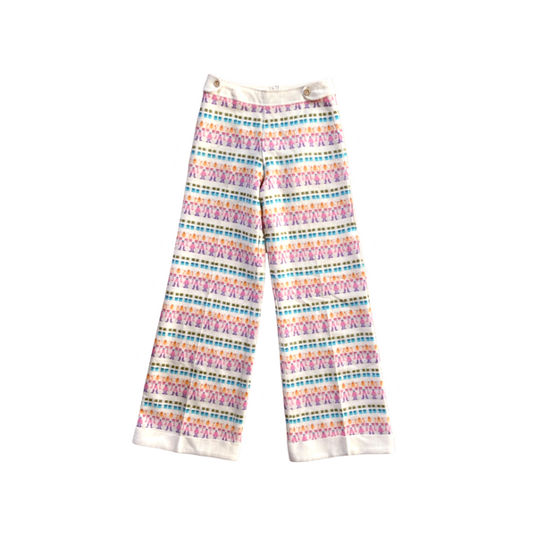Woven High Rise Flares